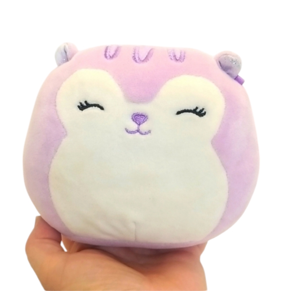 Squishmallows Sydnee Purple Squirrel Plush Toy Easter
